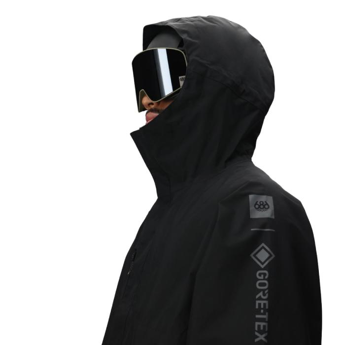 2025-26 686 MENS GORE-TEX CORE SHELL JACKET Black シックスエイトシックス スノーボード ウェア ジャケット メンズ 25-26 日本正規品_3