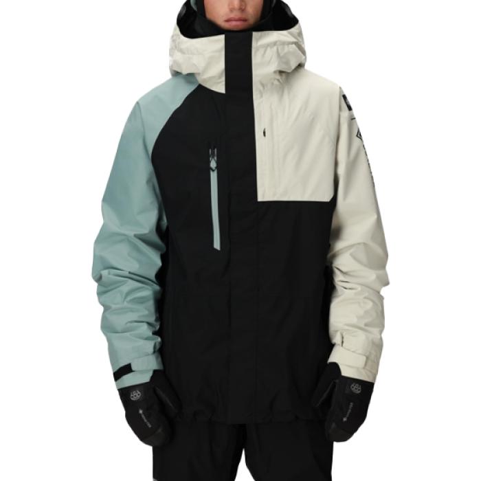 2025-26 686 MENS GORE-TEX CORE SHELL JACKET Limestone Colorblock スノーボード ウェア ジャケット メンズ 25-26 日本正規品_1