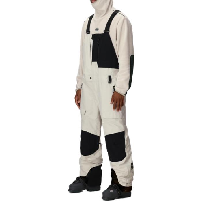 2025-26 686 MENS GORE-TEX DISPATCH SHELL BIB Limestone Colorblock スノーボード ウェア ビブパンツ メンズ 25-26 日本正規品の画像