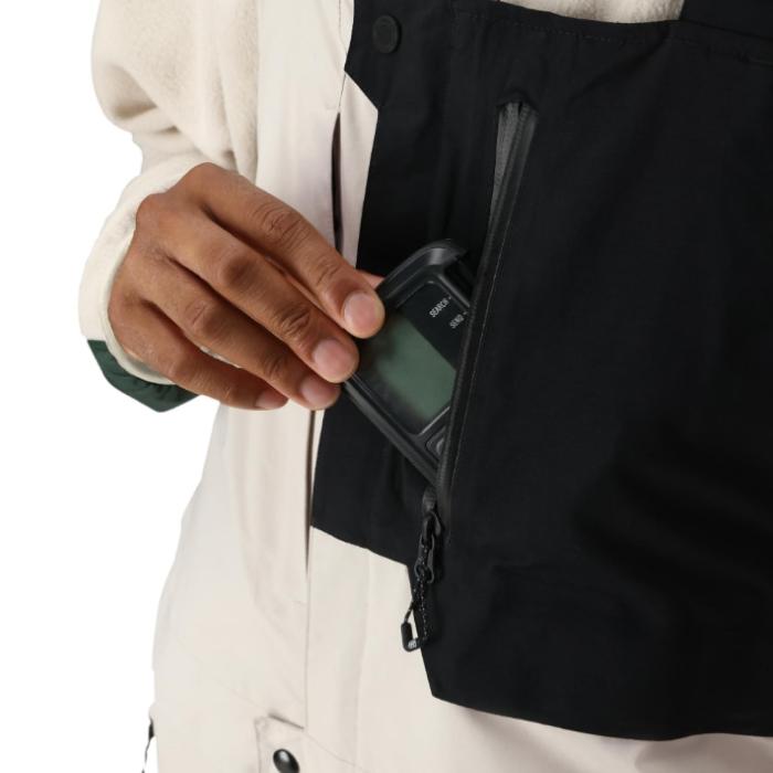 2025-26 686 MENS GORE-TEX DISPATCH SHELL BIB Limestone Colorblock スノーボード ウェア ビブパンツ メンズ 25-26 日本正規品の画像