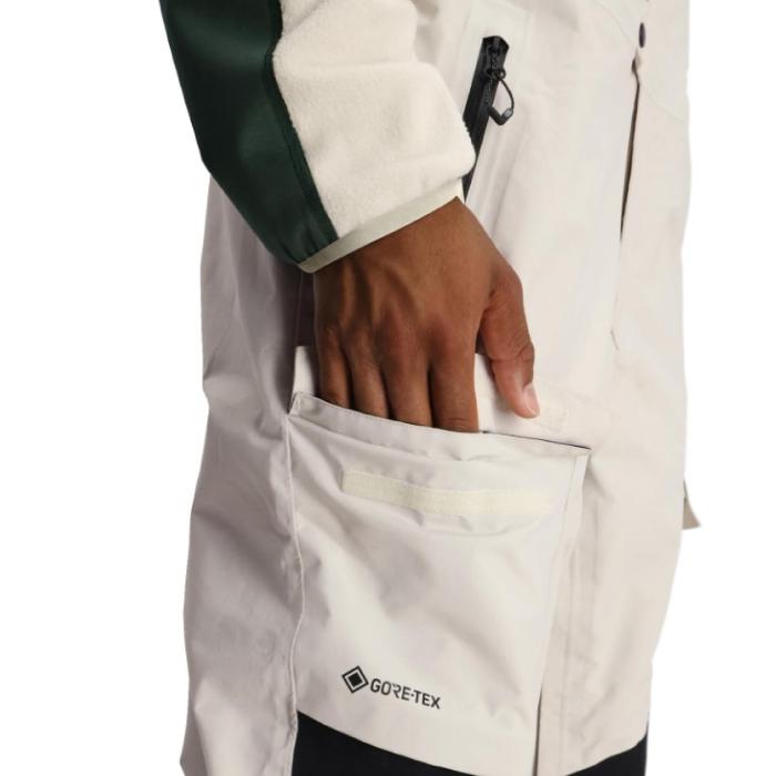 2025-26 686 MENS GORE-TEX DISPATCH SHELL BIB Limestone Colorblock スノーボード ウェア ビブパンツ メンズ 25-26 日本正規品の画像