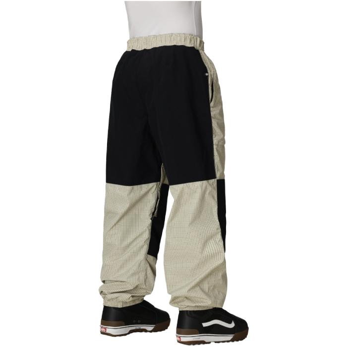 2025-26 686 MENS GHOST 2.5L PANT Limestone Grid シックスエイトシックス スノーボード ウェア パンツ メンズ 25-26 日本正規品の画像