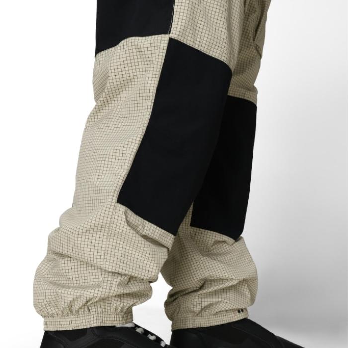 2025-26 686 MENS GHOST 2.5L PANT Limestone Grid シックスエイトシックス スノーボード ウェア パンツ メンズ 25-26 日本正規品の画像