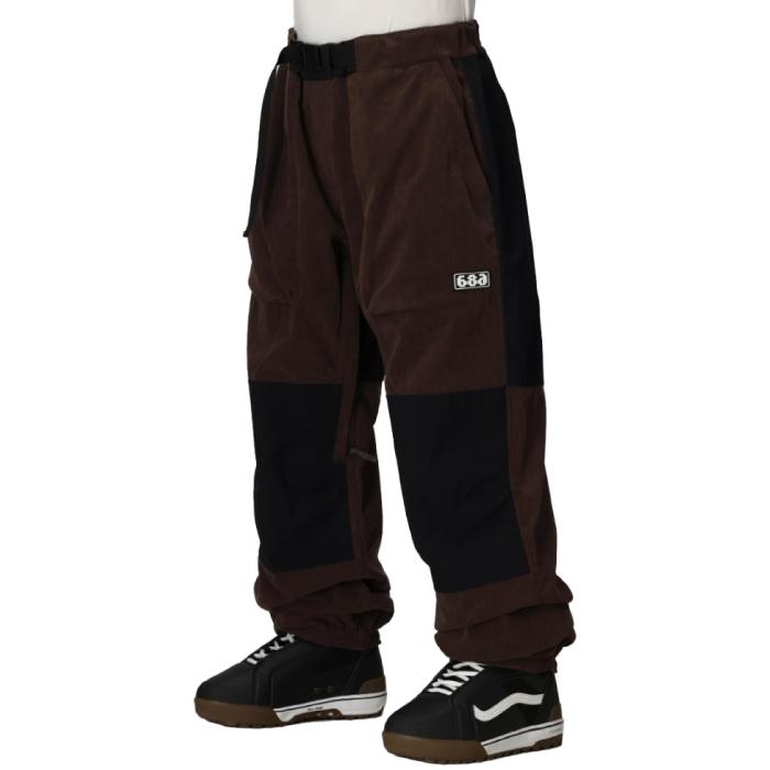 2025-26 686 MENS GHOST 2.5L PANT Coffee Corduroy シックスエイトシックス スノーボード ウェア パンツ メンズ 25-26 日本正規品の画像