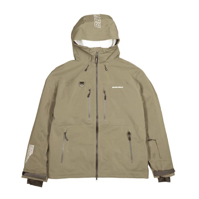 2025-26 BEYOND MEDALS PRO TECH JACKET 3L Beige ビヨンドメダルズ スノーボード ウェア ジャケット メンズ レディース 25-26 日本正規品_1