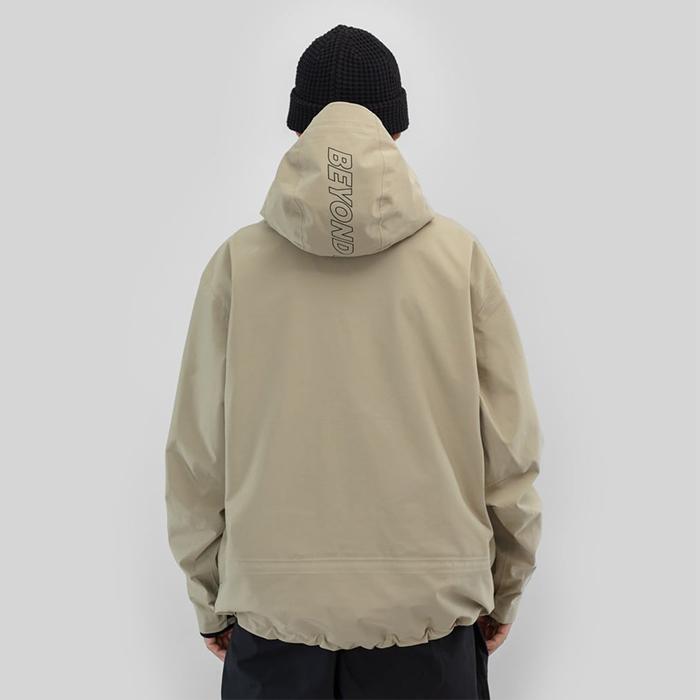 2025-26 BEYOND MEDALS PRO TECH JACKET 3L Beige ビヨンドメダルズ スノーボード ウェア ジャケット メンズ レディース 25-26 日本正規品_4