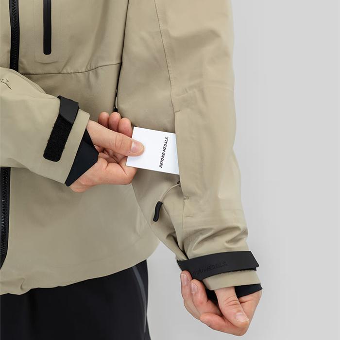 2025-26 BEYOND MEDALS PRO TECH JACKET 3L Beige ビヨンドメダルズ スノーボード ウェア ジャケット メンズ レディース 25-26 日本正規品_8