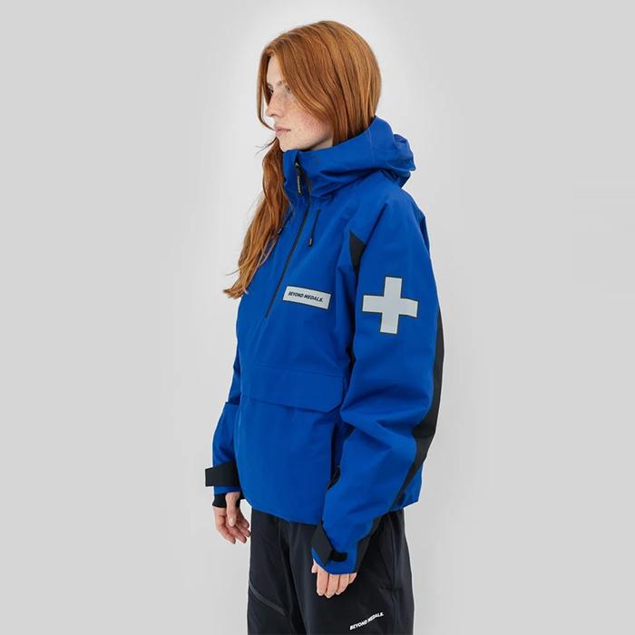2025-26 BEYOND MEDALS RETRO ANORAK 2L Blue ビヨンドメダルズ