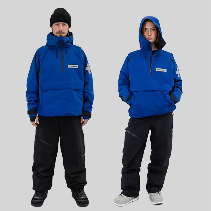 2025-26 BEYOND MEDALS RETRO ANORAK 2L Blue ビヨンドメダルズ