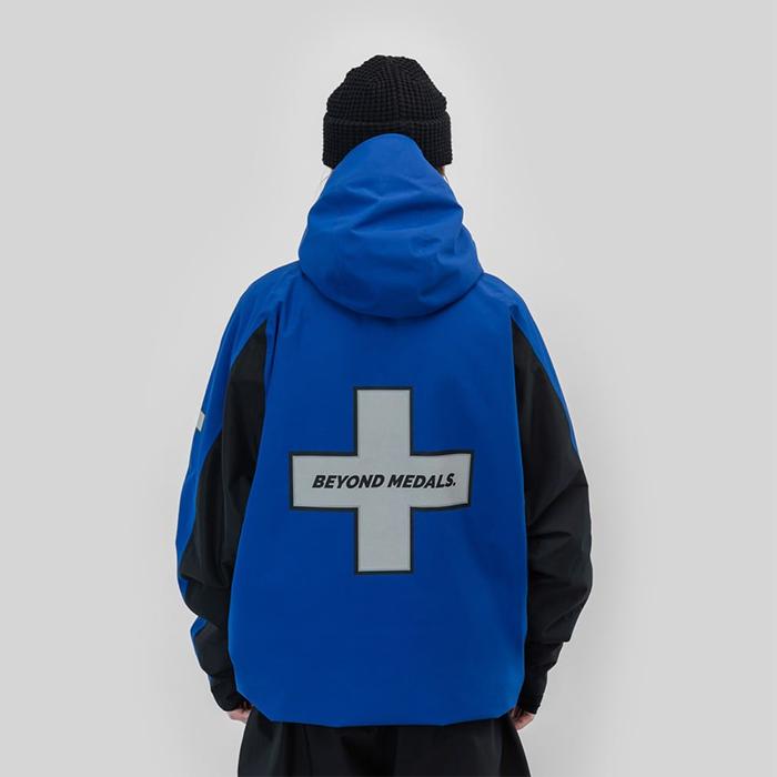 2025-26 BEYOND MEDALS RETRO ANORAK 2L Blue ビヨンドメダルズ