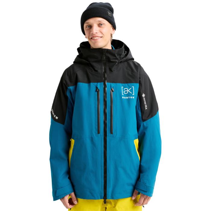 2025-26 BURTON MEN'S AK SWASH GORE-TEX JACKET True Black Blue Teal バートン ゴアテックス スノーボード ウェア ジャケット メンズ 日本正規品_3