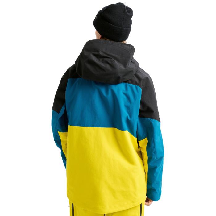 2025-26 BURTON MEN'S AK SWASH GORE-TEX JACKET True Black Blue Teal バートン ゴアテックス スノーボード ウェア ジャケット メンズ 日本正規品_4