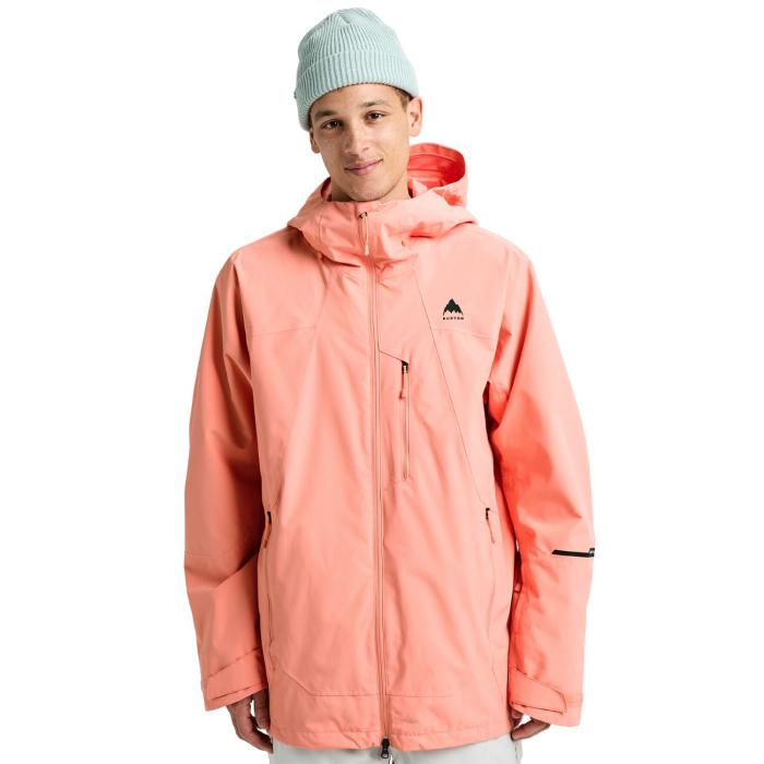 2025-26 BURTON MEN'S RESERVE 2L JACKET Sunrise Coral バートン スノーボード ウェア ジャケット メンズ 25-26 日本正規品の画像