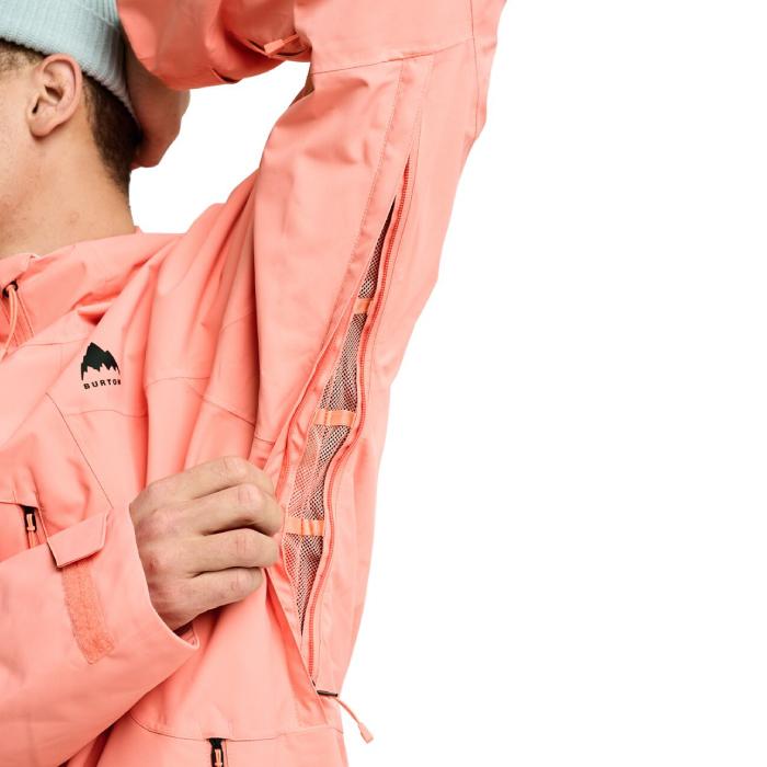2025-26 BURTON MEN'S RESERVE 2L JACKET Sunrise Coral バートン スノーボード ウェア ジャケット メンズ 25-26 日本正規品の画像