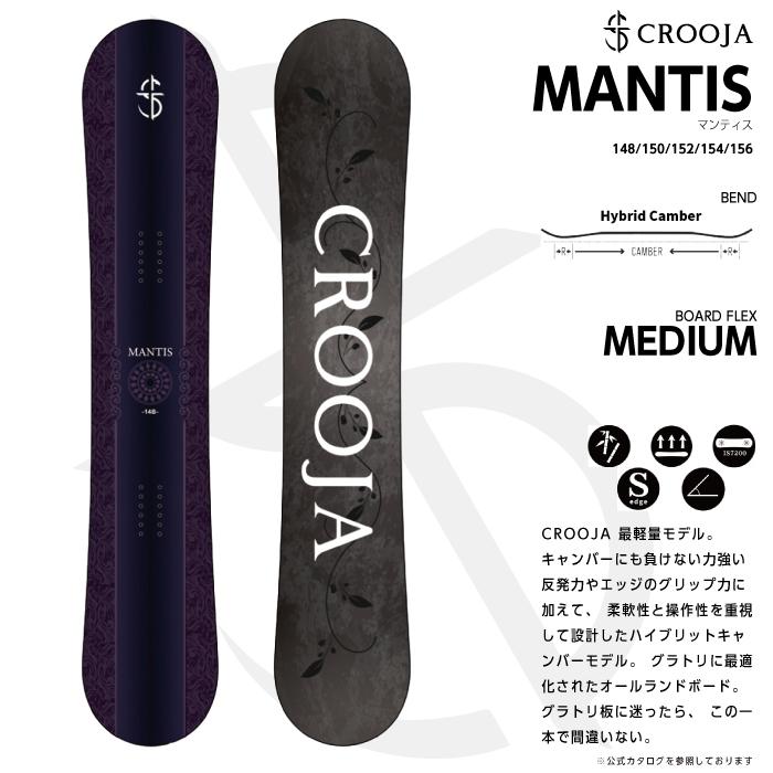CROOJA 2025-26 CROOJA MANTIS クロージャ マンティス スノーボード 板 
