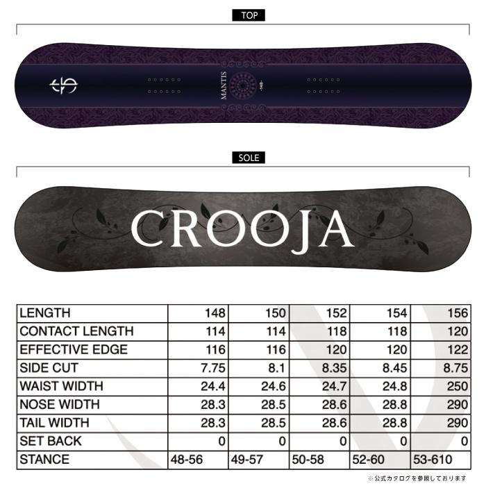 CROOJA 2025-26 CROOJA MANTIS クロージャ マンティス スノーボード 板