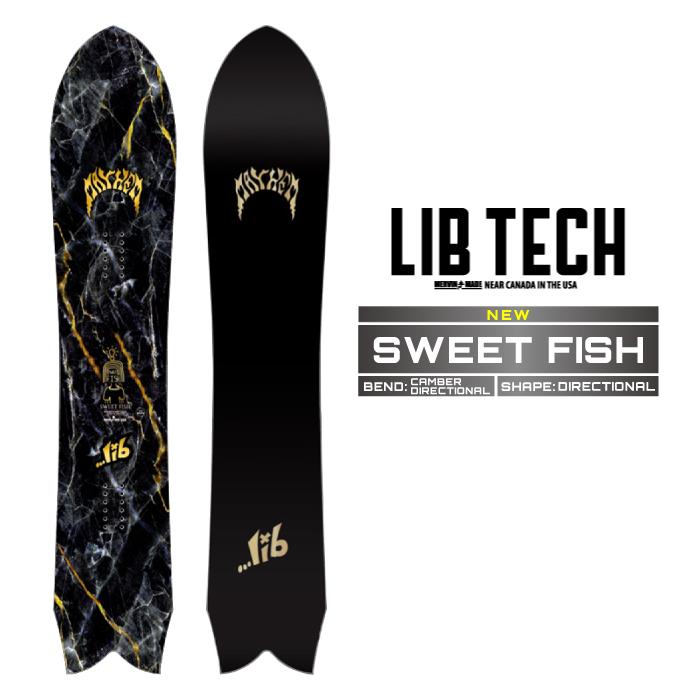 LIB TECH（リブテック） 2025-26 LIBTECH SWEET FISH スウィート フィッシュ スノーボード 板 メンズ 日本 ...