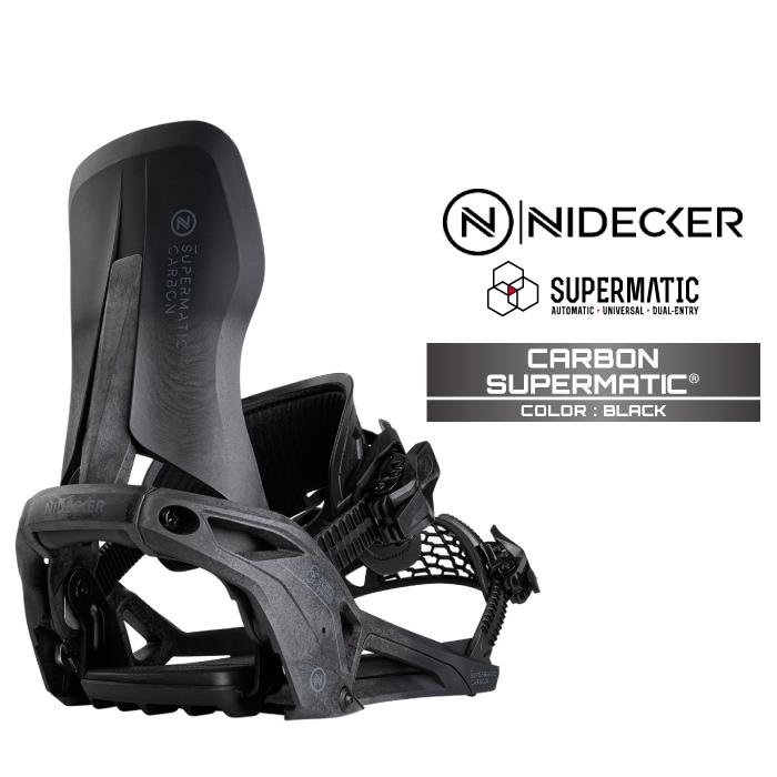 NIDECKER 2025-26 CARBON-SUPERMATIC Black ナイデッカー