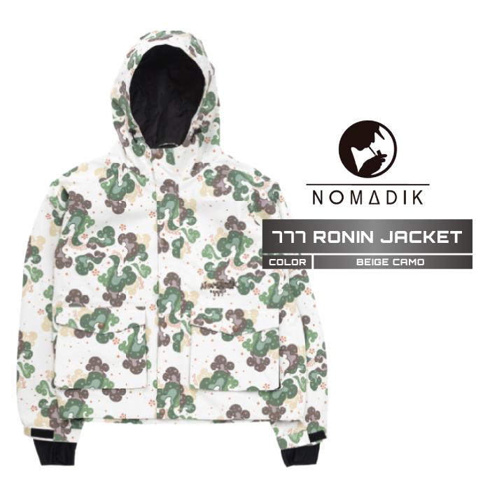 2025-26 NOMADIK 777 RONIN JACKET Beige Camo ノマディック