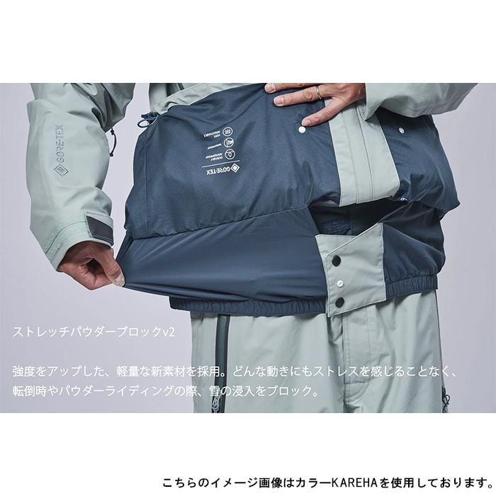 2025-26 REW STRIDER WIDE JKT 22 True Gray アールイーダブリュー スノーボード ウェア ジャケット ゴアテックス 25-26 日本正規品_8