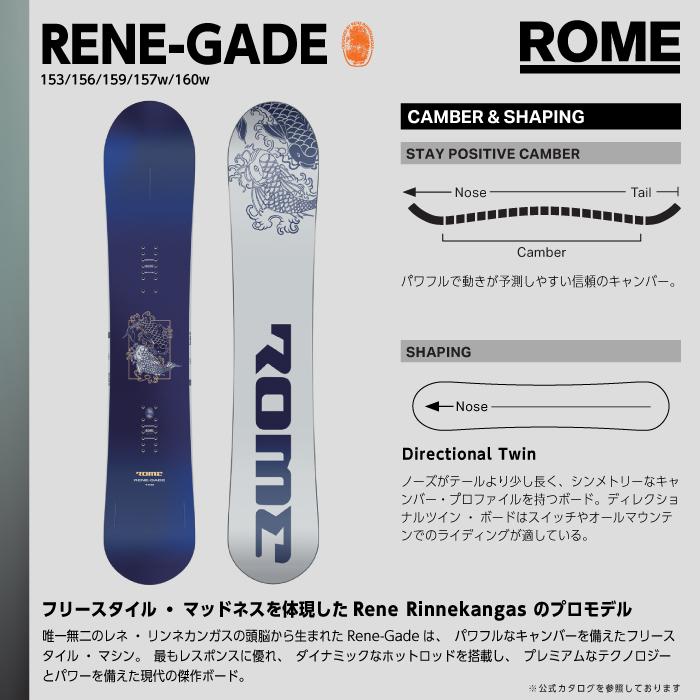 ROME SDS 2025-26 ROME SDS RENE-GADE ローム レネゲード スノーボード