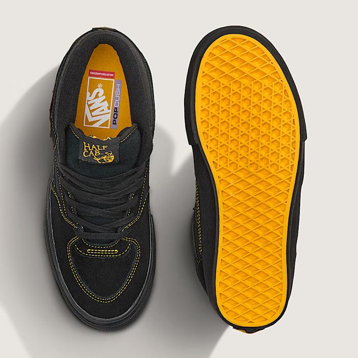 VANS（ヴァンズ） US企画 日本正規品 VANS SKATE HALF CAB Black Gum