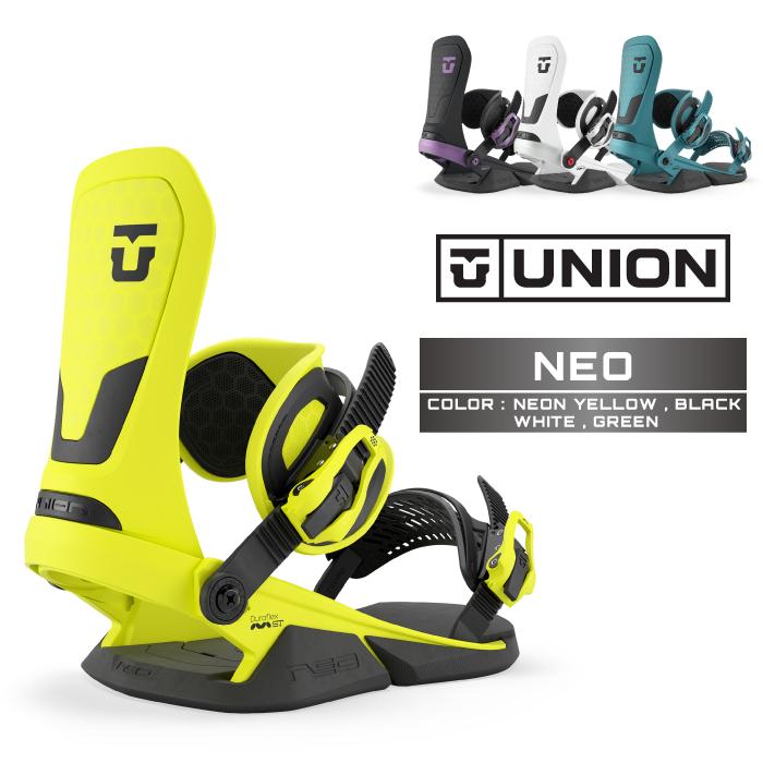 2026-27 UNION NEO Black / White / Green / Neon Yellow ユニオン ネオ スノーボード ビンディング バインディング メンズ レディース 26-27 日本正規品