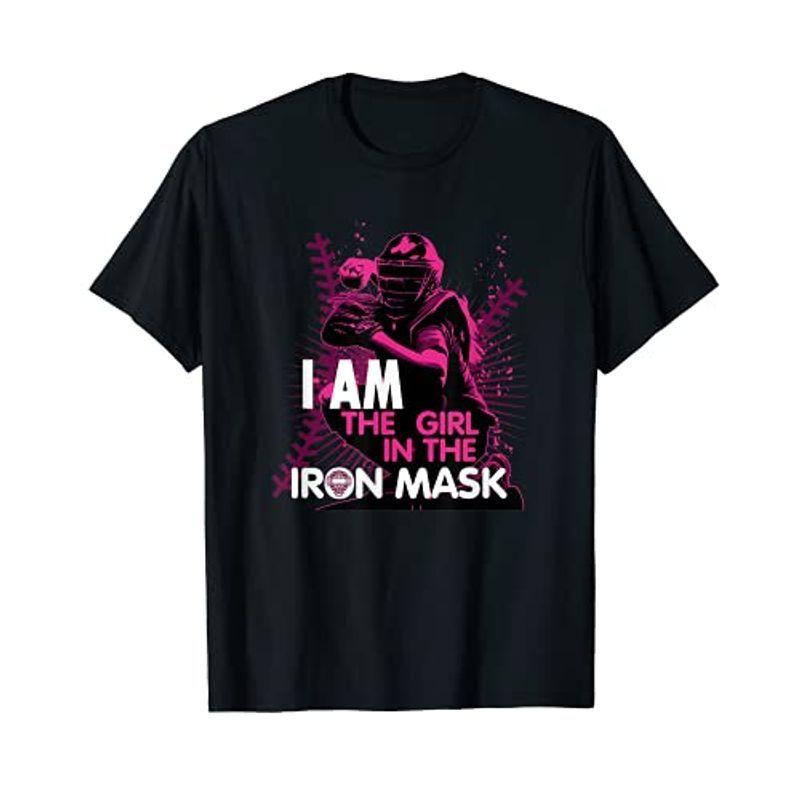I Am The Girl In The Iron Mask ソフトボールキャッチャー Tシャツ