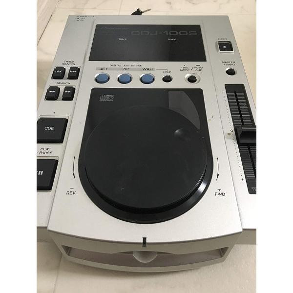 【良品】②パイオニア プロフェッショナルCDプレーヤー CDJ-100S 中古品)パイオニア プロフェッショナルCDプレーヤー CDJ-100S シルバー