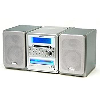 Victor UX-Q1 コンポ CD MD カセットデッキ 中古】Victor ビクター JVC UX-Q1-S シルバー マイクロコンポーネント