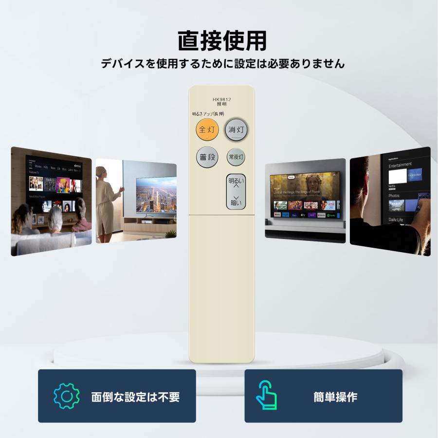 シーリングライトリモコン HK9812 for Panasonic パナソニック照明器具