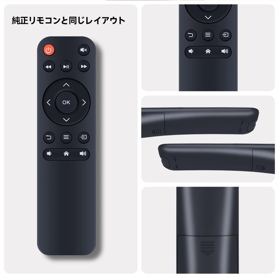 プロジェクターリモコン for Happilaff P1 プロジェクター用 リモコン