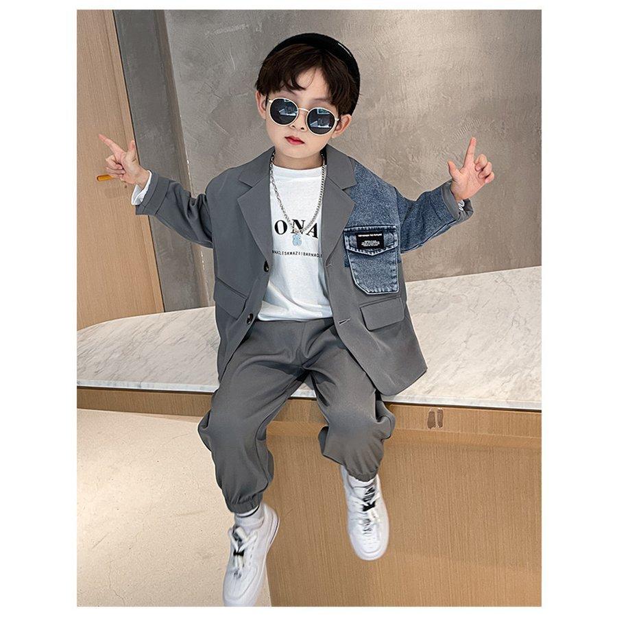 韓国子供服 スーツ 男の子 キッズ フォーマル 男の子 スーツ 紳士風 2点セット 上下セット 子供スーツ キッズ 誕生日 結婚式 発表会 入学式 卒業式 Pf3f ピーチ ストア 通販 Yahoo ショッピング
