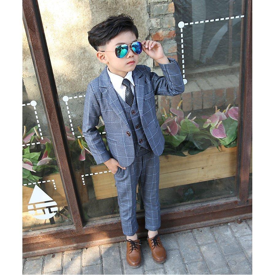子供服 スーツ 男の子 キッズ フォーマル 男の子 スーツ 紳士風 3点セット 上下セット 子供スーツ キッズ 誕生日 結婚式 発表会 入学式 卒業式 Pd3 ピーチ ストア 通販 Yahoo ショッピング