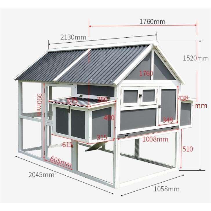 ペットハウス 犬舎 犬小屋 キャットハウス ハウス 屋外 野外 庭用 通気性 耐磨耗 おしゃれ 雨よけ 暑さ対策 防寒 組立｜peachsumairu｜13