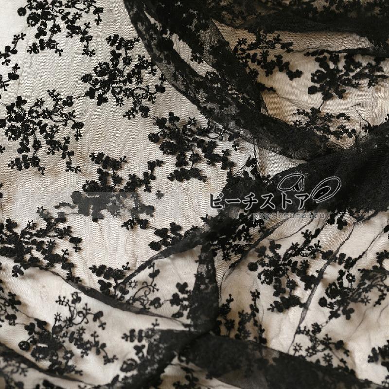 チュールレース生地 手芸 ハンドクラフト 単位0.9ｍ 花柄 刺繍 立体 1レース生地 繊細 可愛い DIY 布 綿 手作り 縫製用 刺繍透かし  幅1.35m :sd11191337:ピーチ ストア - 通販 - Yahoo!ショッピング