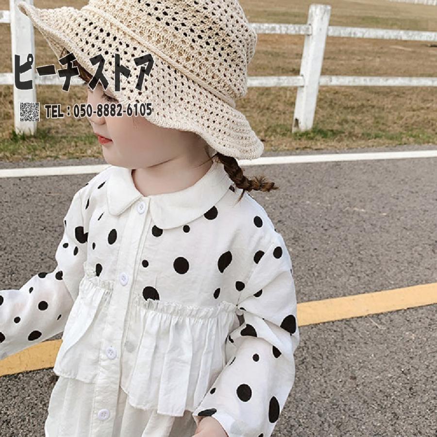 ワンピース レトロ ドレス ドット柄 女の子 ベビー服 子供服 長袖 可愛い かわいい おしゃれ オシャレ ベビー キッズ プレゼント ギフト 100 110 1 130 Xds 187 Ws ピーチ ストア 通販 Yahoo ショッピング