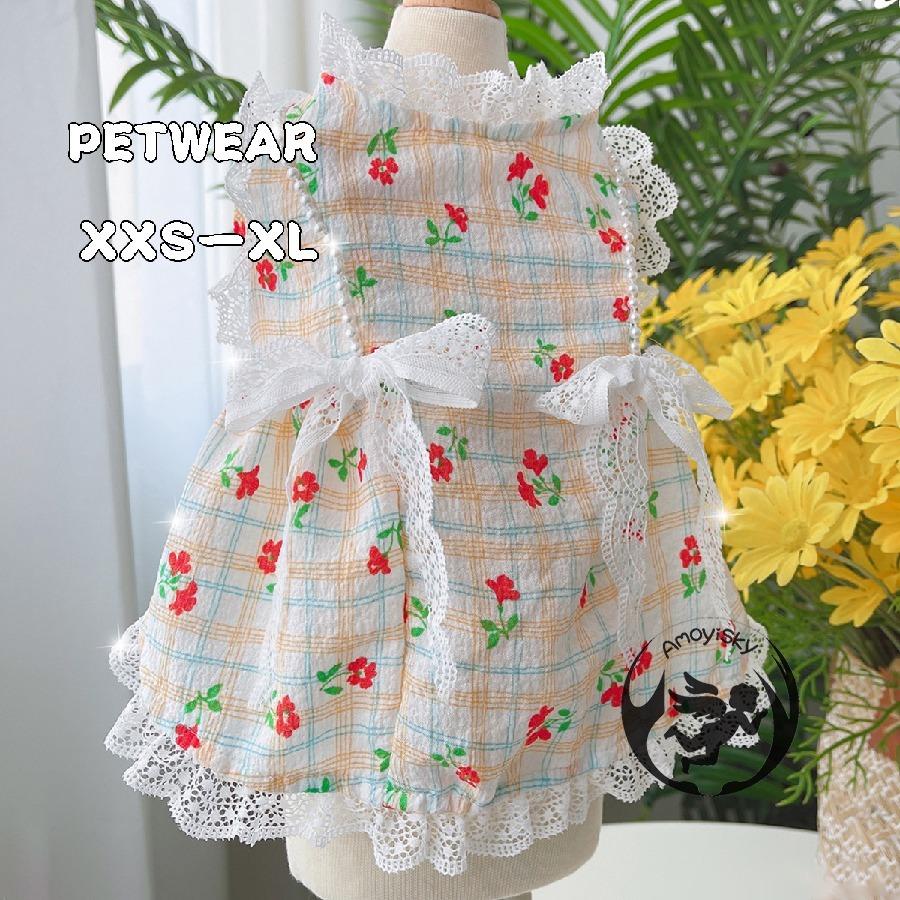 犬服 ワンピース 犬用 洋服 ドッグウェア 春 夏 かわいい おしゃれ 花柄 お姫様 散歩 お出かけ 小型犬 中型犬 ペット服 Xk 358 Qw ピーチ ストア 通販 Yahoo ショッピング