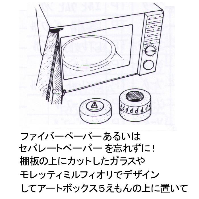 5エモン アートボックス ガラスフュージング :artbox-s:Peach Wood