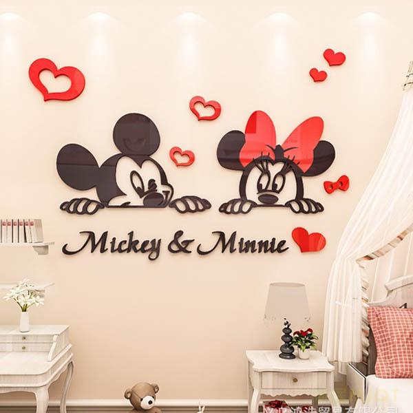 3d 立体 アクリルステッカー ミッキー ミニー ディズニー のぞき見 ハート 可愛い ウォールデコレーション 壁装飾 壁飾り Diy ツヤツヤ アクリル 3dws Mq03 Peachyshop 通販 Yahoo ショッピング