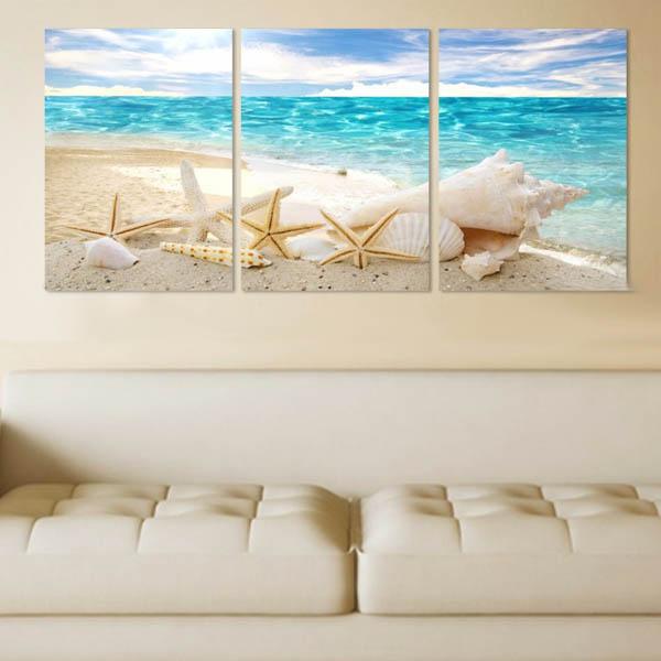 30 45cm 3枚セット アートパネル 印刷油絵 キャンバスパネル 海岸 貝殻 ビーチ 砂浜 壁掛け インテリア絵画 Af Wq160 Peachyshop 通販 Yahoo ショッピング