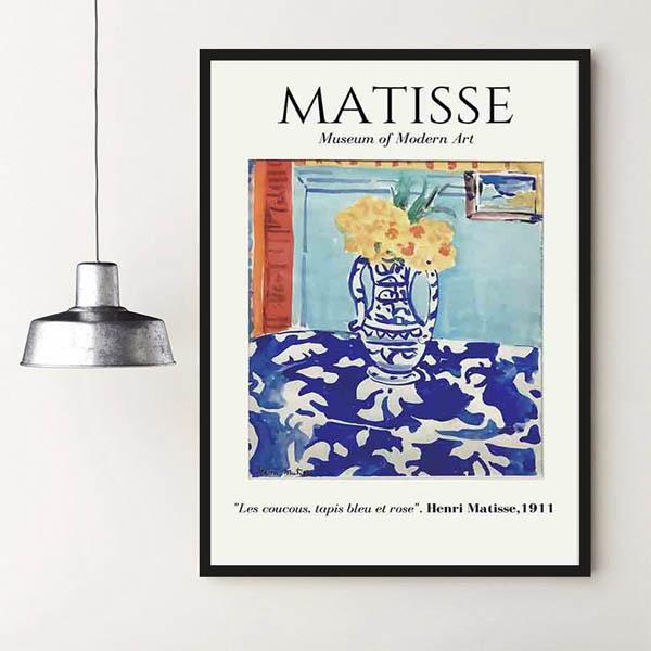 単品 33×43cm アートパネル 枠付き フレーム絵画 マティス