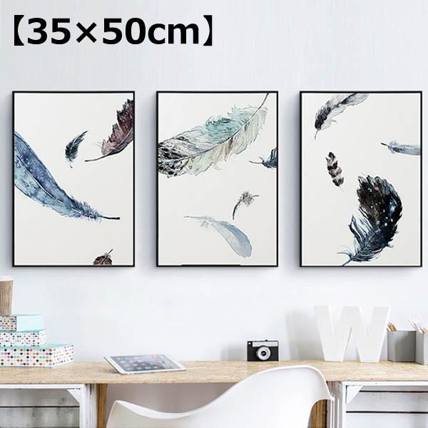 サイズ選択可能 アートパネル 3枚セット枠付き フレーム絵画 水彩画風 フェザー 羽根 抽象画 鮮やか 壁掛け インテリア絵画 ウォールデコ Aff Hane3 Peachyshop 通販 Yahoo ショッピング