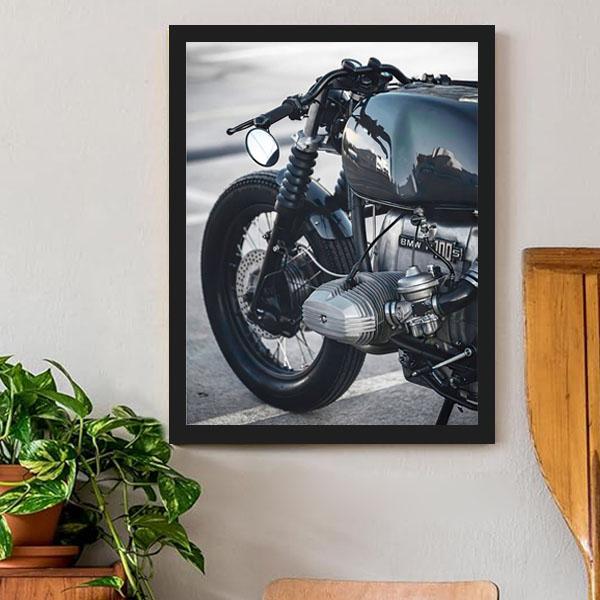 アートポスター　額入り 単品 額入り アートポスター 33×43cm 枠付きフレーム絵画 バイク