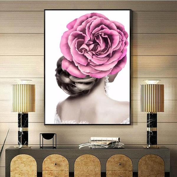 サイズ デザイン選択可能 アートパネル フレーム絵画 モダン 美女 フラワー 薔薇 ダリア モノクロ インテリア絵画 ウォールデコ Aff Jh5700 Peachyshop 通販 Yahoo ショッピング