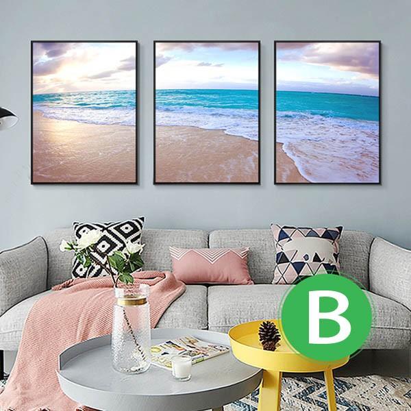 3枚セット アートパネル フレーム絵画 西海岸風 海辺 波打ち際 コースタル 夕日 海岸風景 夕日 インテリア絵画 ウォールデコ Aff Ms5756b Peachyshop 通販 Yahoo ショッピング