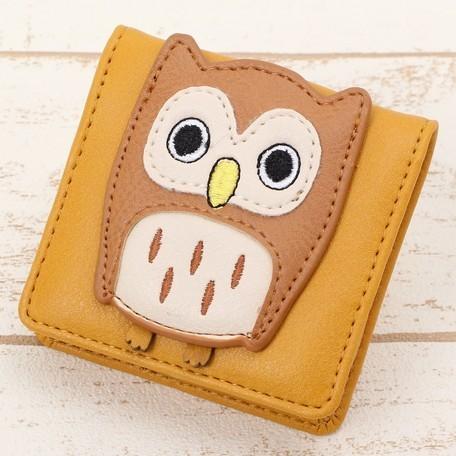FLAPPER ポポちゃん ふくろう 小銭入れ 鳥モチーフ バード アニマル コインケース a |  | 01