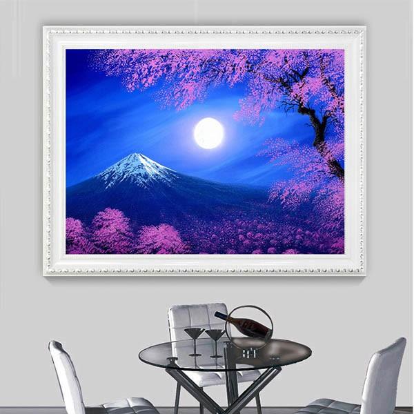 『新月満月の陰陽クリスタルアート』 新月アート＆満月アート 1セット 新月満月の陰陽クリスタルアート』 新月アート＆満月アート 1セット