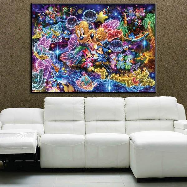 上級者向け フル ダイヤモンド刺繍 キット ビーズ刺繍 ミッキー ディズニー エレクトリカルパレード モザイクアート パズルアート リハビリ 趣味 絵画 Ds 045 Peachyshop 通販 Yahoo ショッピング