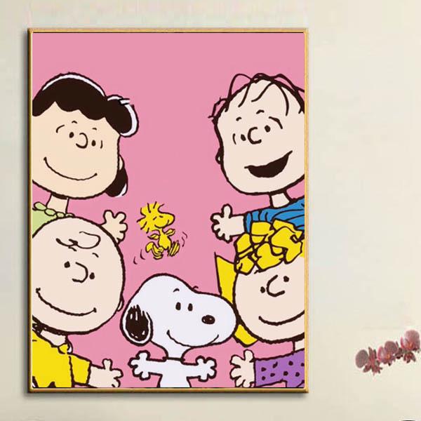 フル ダイヤモンド刺繍 キット ビーズ刺繍 スヌーピー チャーリーブラウン 仲間たち ピーナッツ リハビリ 趣味 絵画 カラービーズ ハンドメイド Ds 243 Peachyshop 通販 Yahoo ショッピング